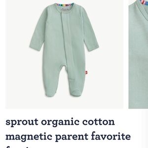 Magnetic Me Sprout Organic Cotton Baby One Piece